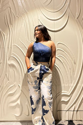 Inkblot Denim Coord Set
