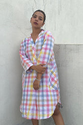 Pastel Picnic Tunic Dress