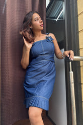 Denim Bloom Dress