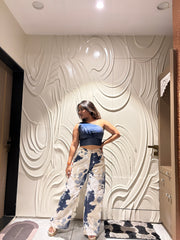 Inkblot Denim Coord Set