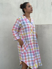 Pastel Picnic Tunic Dress