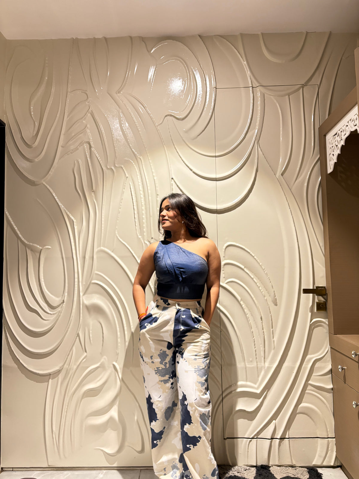 Inkblot Denim Coord Set