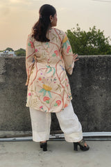 Botanic Flow Tunic With Farshi Set
