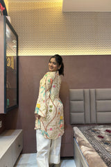 Botanic Flow Tunic With Farshi Set